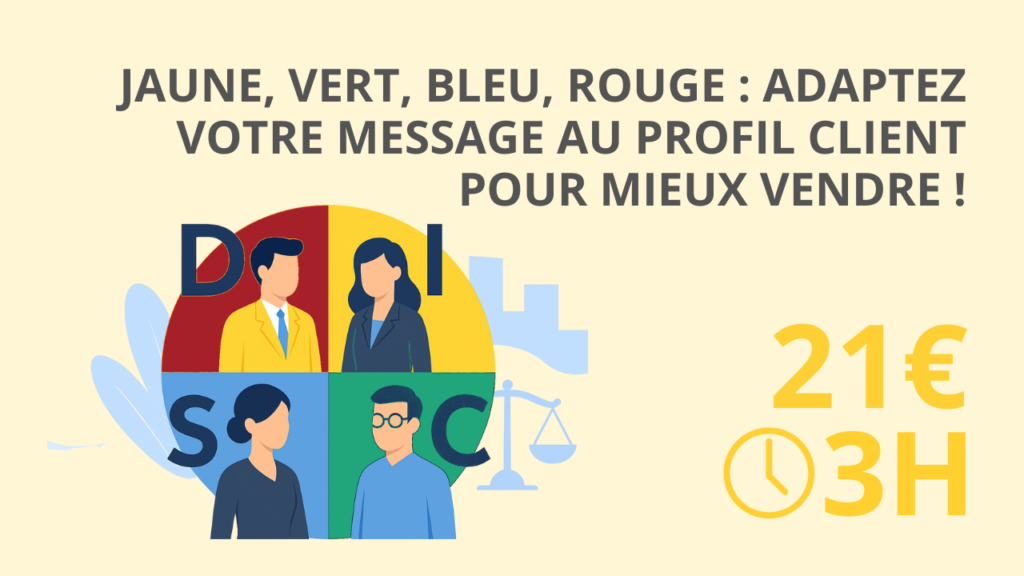 Jaune, Vert, Bleu, Rouge : adaptez votre message au profil client, pour mieux vendre !